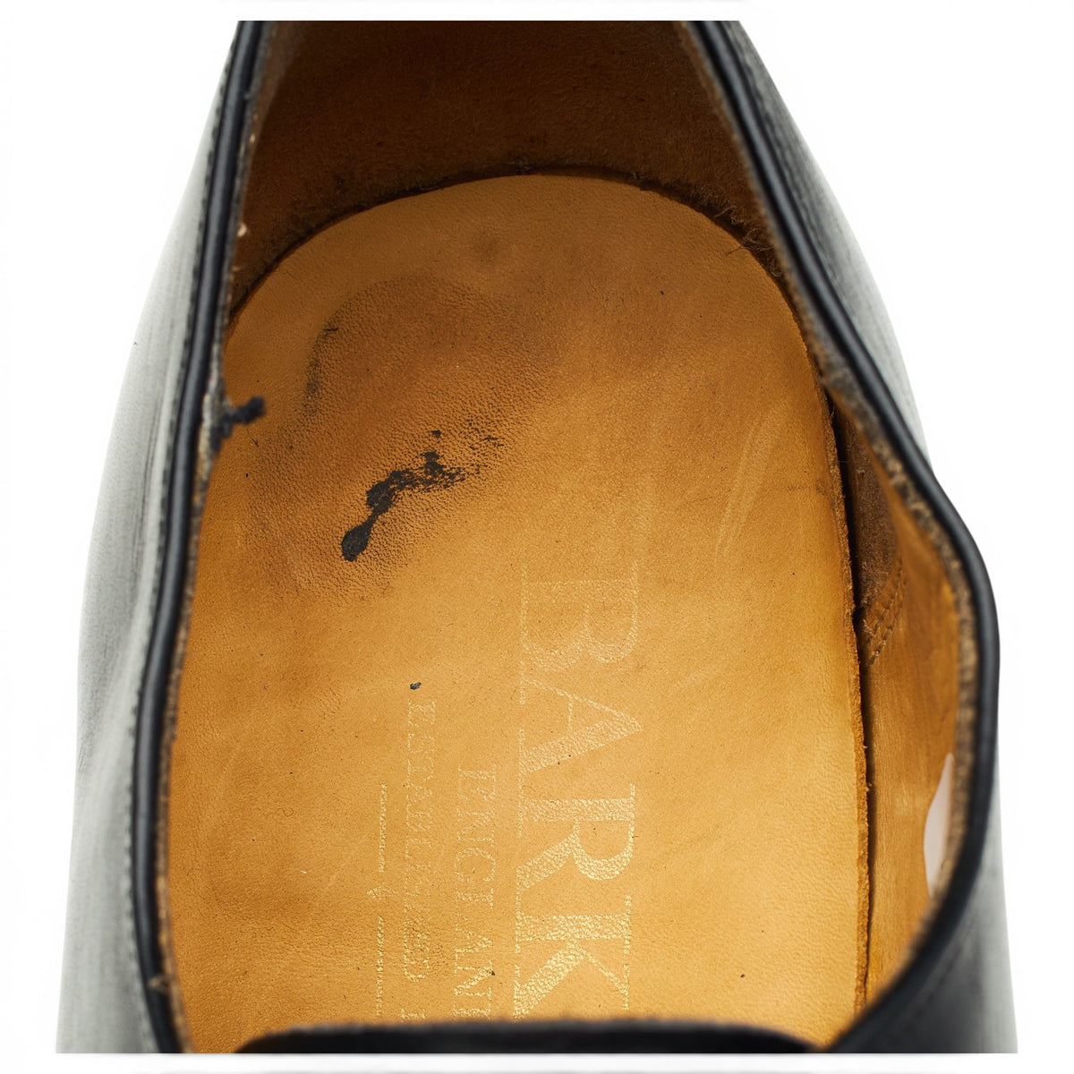 Black Leather Derby UK 6.5 E