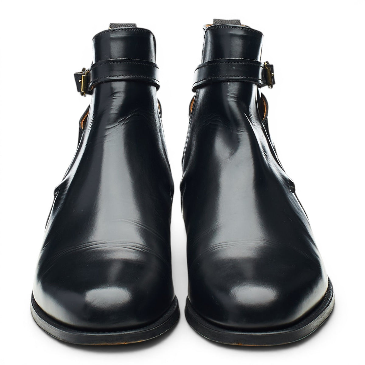 'Lambourne' Black Leather Boots UK 8.5 FX