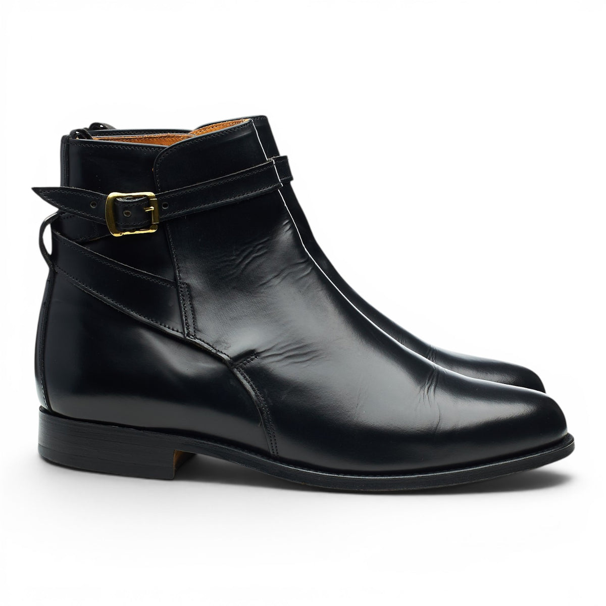 'Lambourne' Black Leather Boots UK 8.5 FX