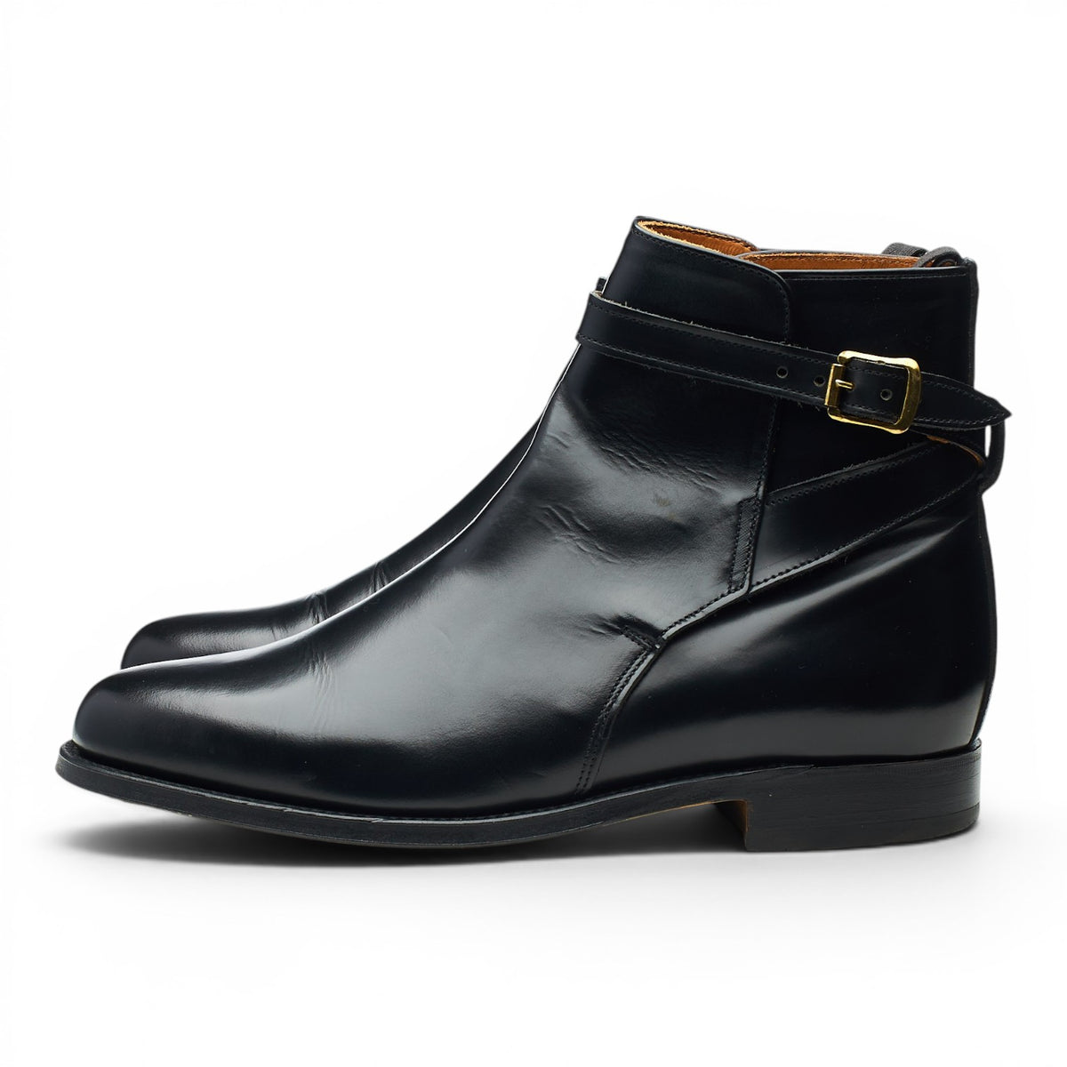 'Lambourne' Black Leather Boots UK 8.5 FX