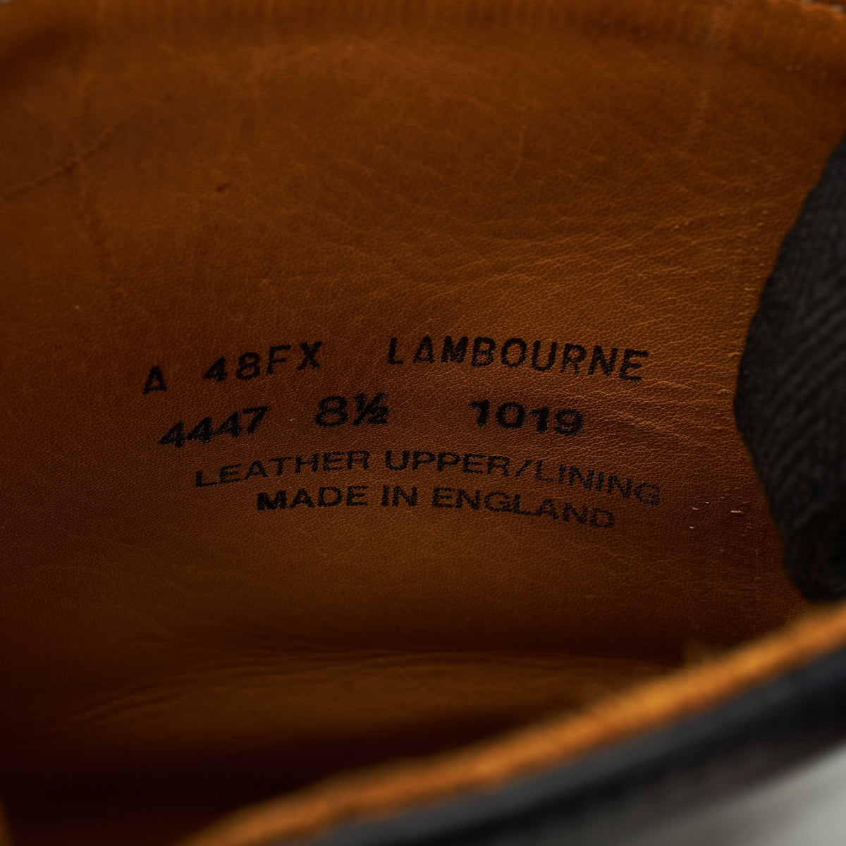'Lambourne' Black Leather Boots UK 8.5 FX
