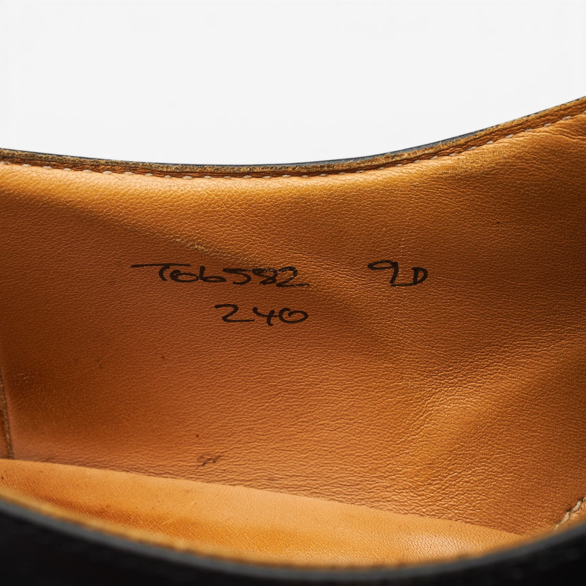 Peal & Co Black Leather Monk Strap UK 8.5 US 9 D