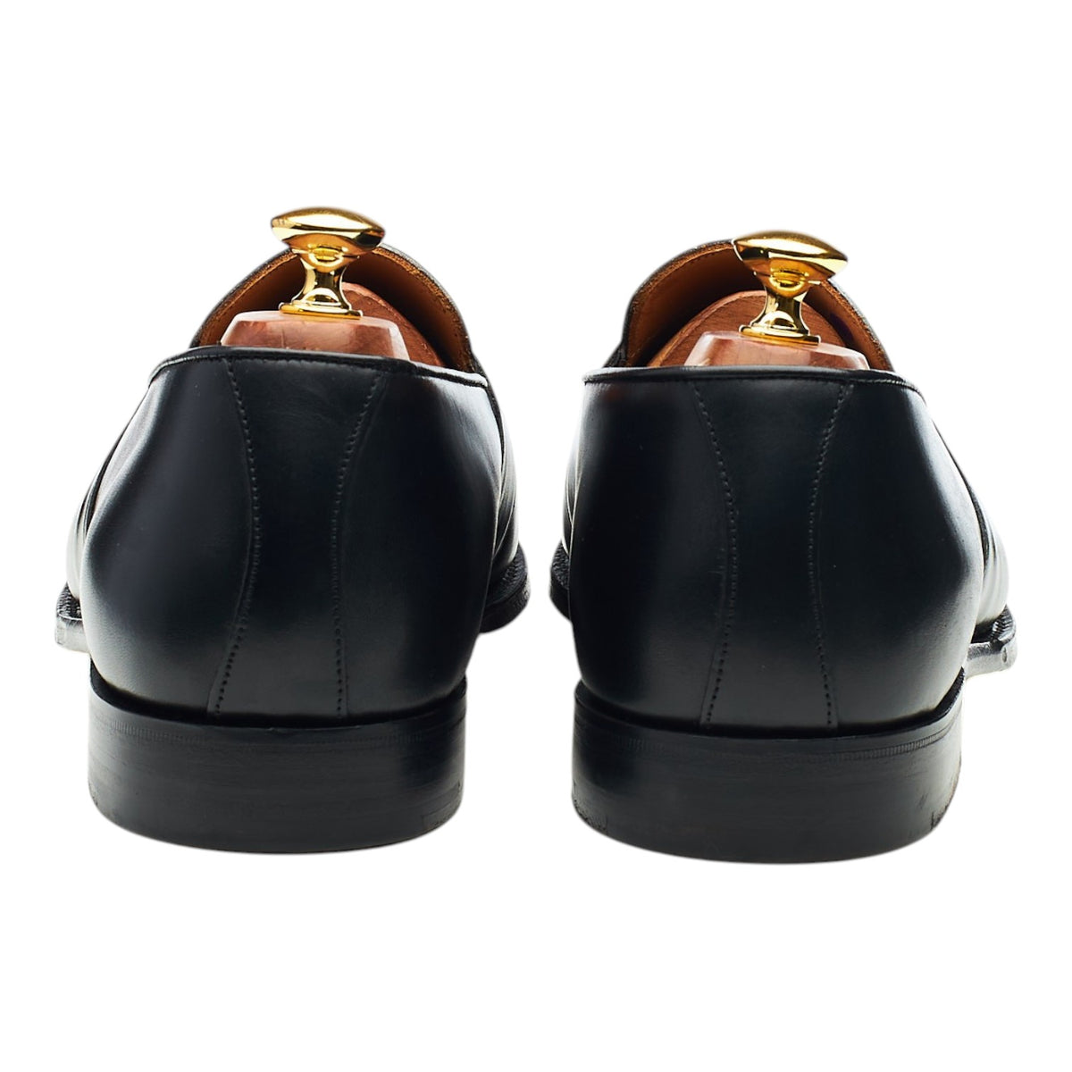 'Gracechurch' Black Leather Loafers UK 10.5 G