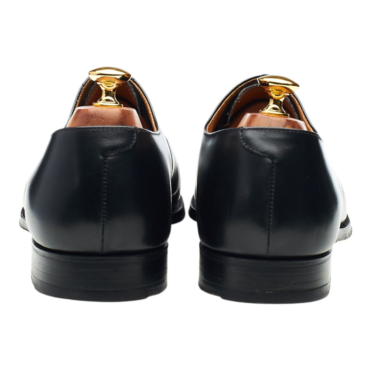 'Connaught' Black Leather Oxford UK 10 E
