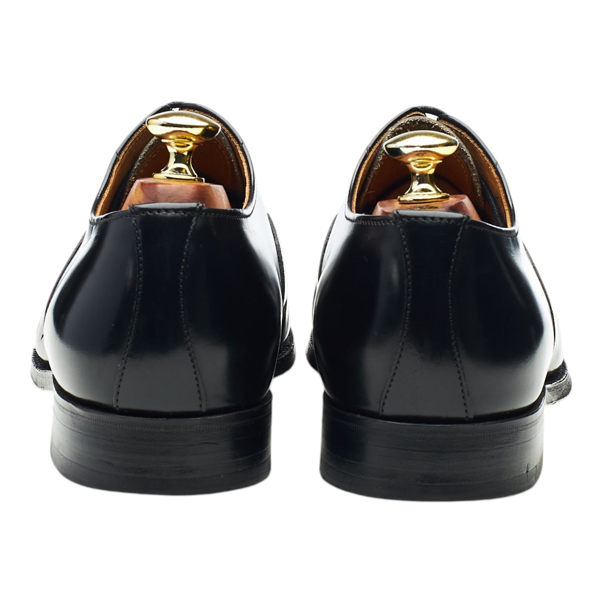 'Epsom' Black Leather Oxford UK 7.5 F