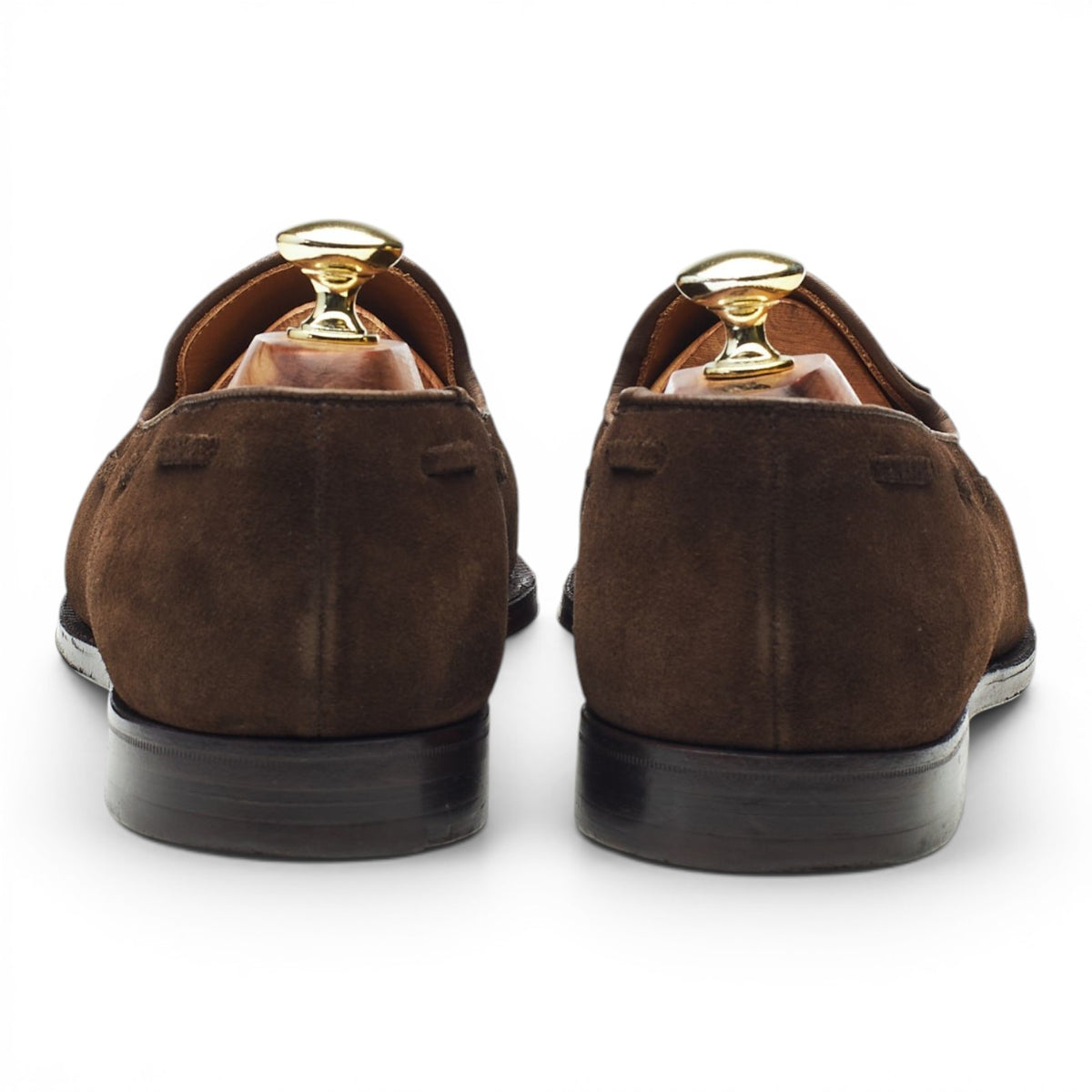 'Cavendish 2' Dark Brown Suede Tassel Loafers UK 7.5 E