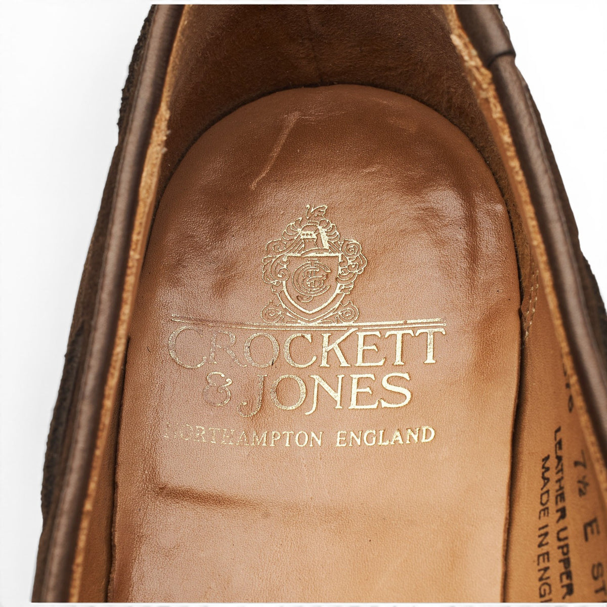 'Cavendish 2' Dark Brown Suede Tassel Loafers UK 7.5 E