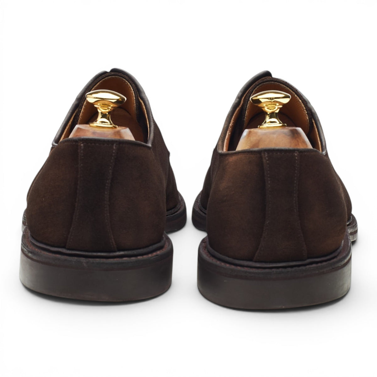 'Lanark 3' Dark Brown Suede Derby UK 11 E