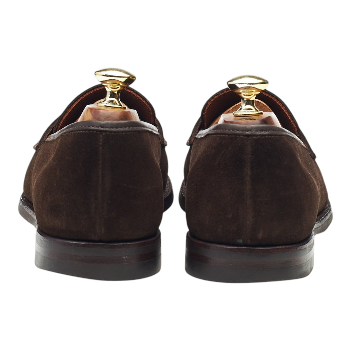 'Harvard 2' Dark Brown Suede Loafers UK 7.5 E