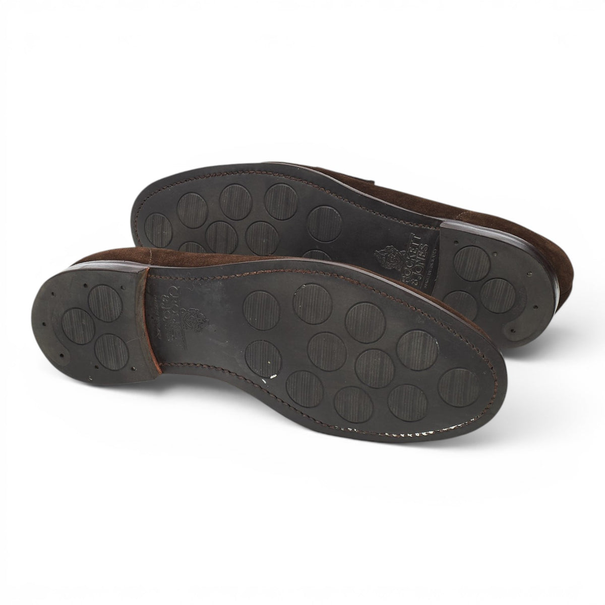 'Harvard 2' Dark Brown Suede Loafers UK 7.5 E