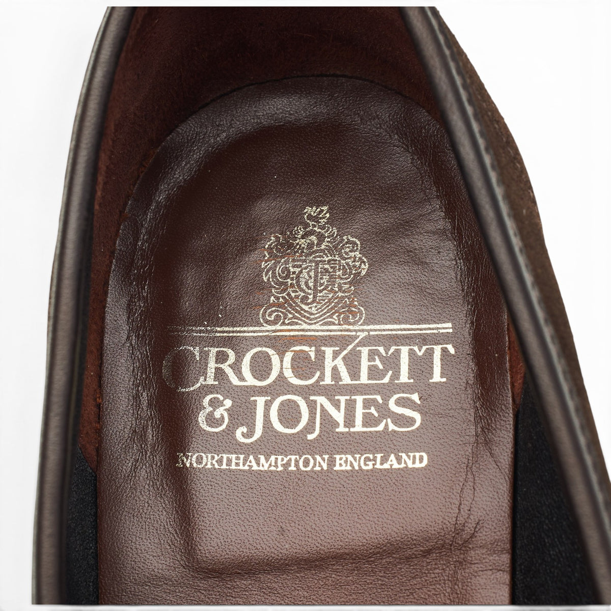 'Harvard 2' Dark Brown Suede Loafers UK 7.5 E