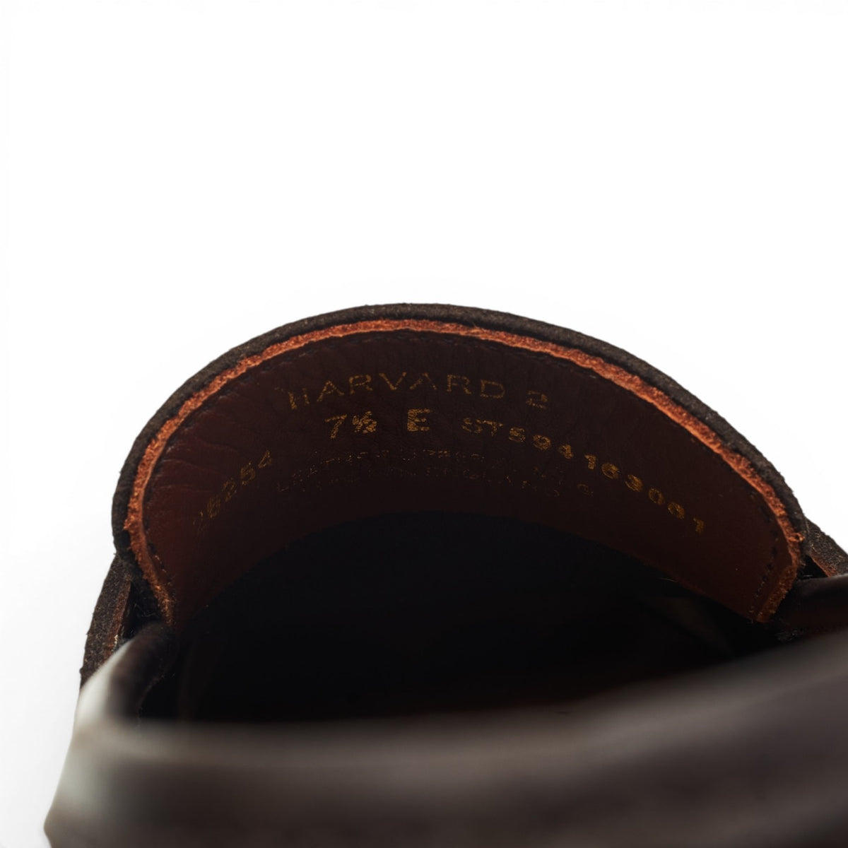 'Harvard 2' Dark Brown Suede Loafers UK 7.5 E