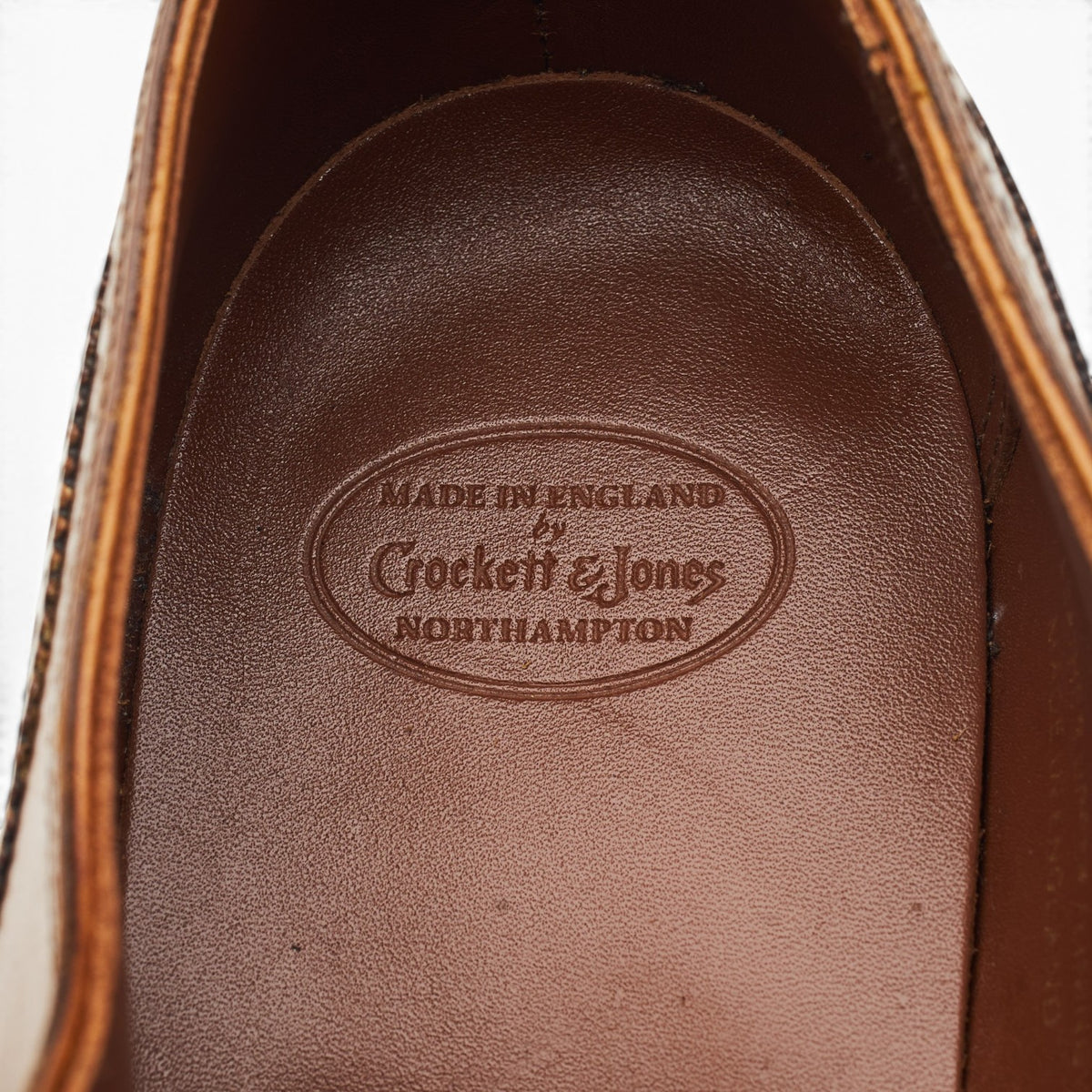 'Fairford' Tan Brown Leather Oxford Brogues UK 9.5 E