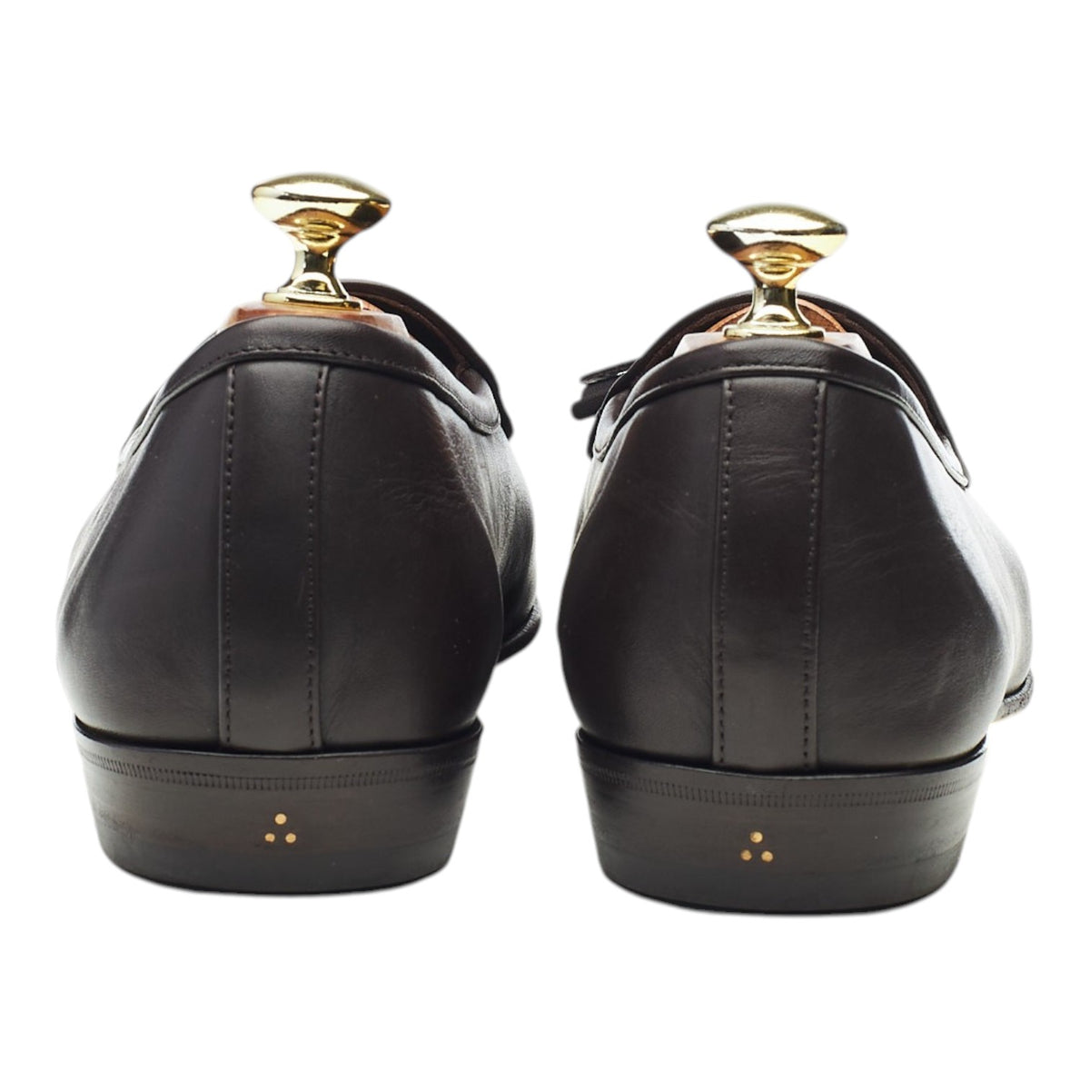 'Sagan Classic' Dark Brown Leather Tassel Loafers UK 7 / UK 7.5