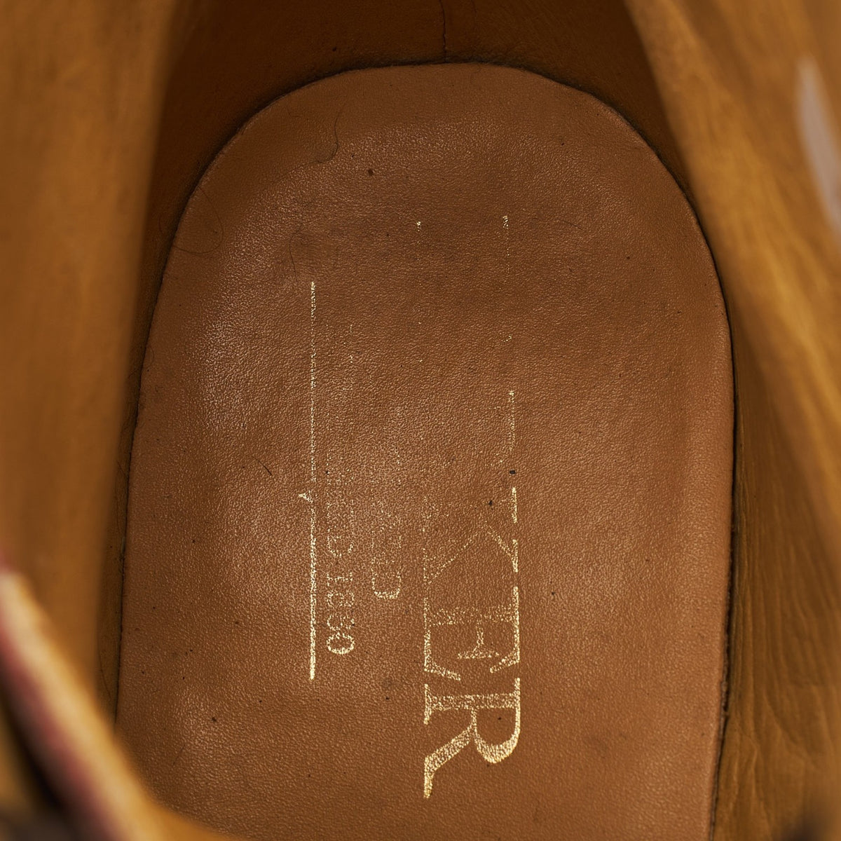 'Harrison' Tan Brown Leather Brogues Boots UK 7 F