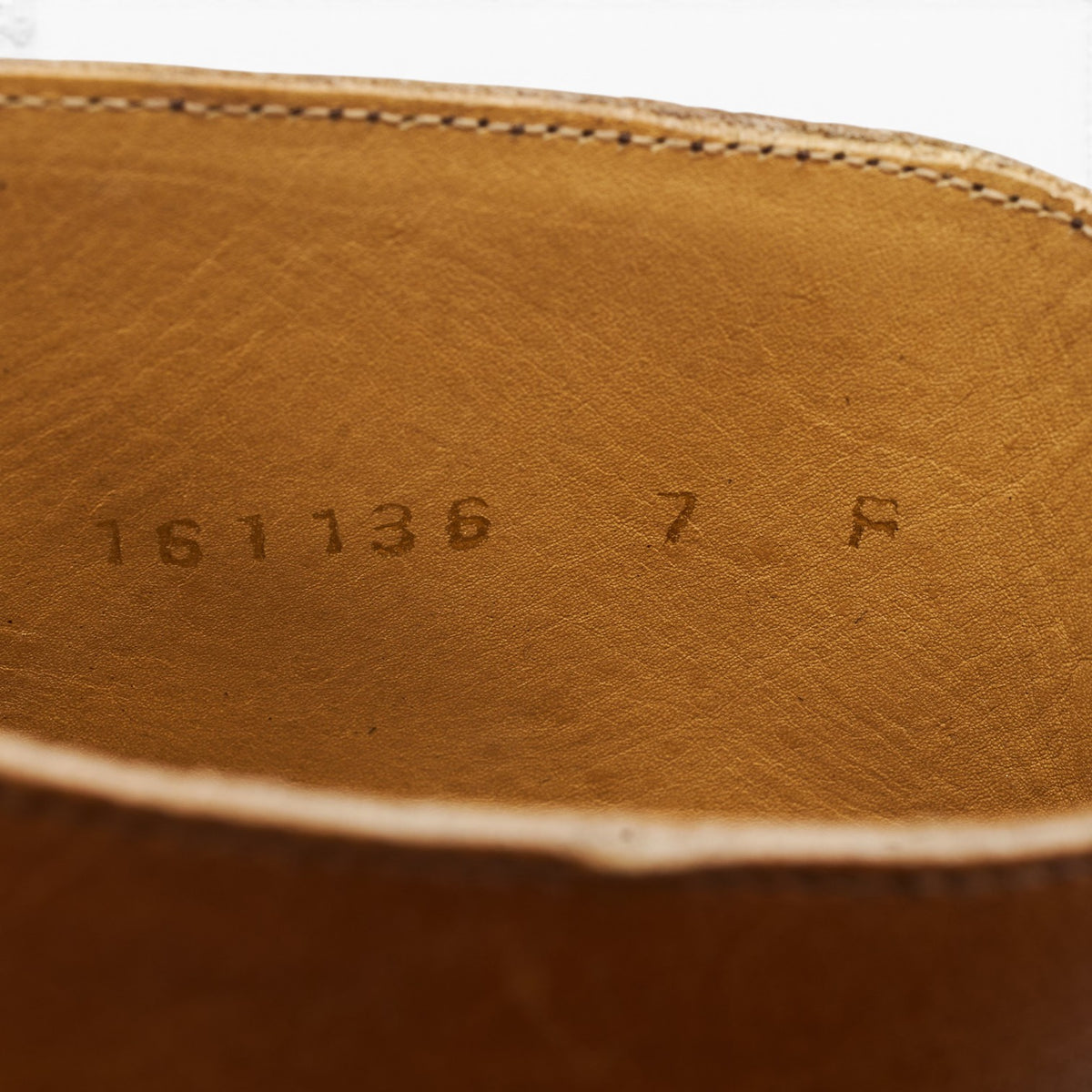 'Harrison' Tan Brown Leather Brogues Boots UK 7 F