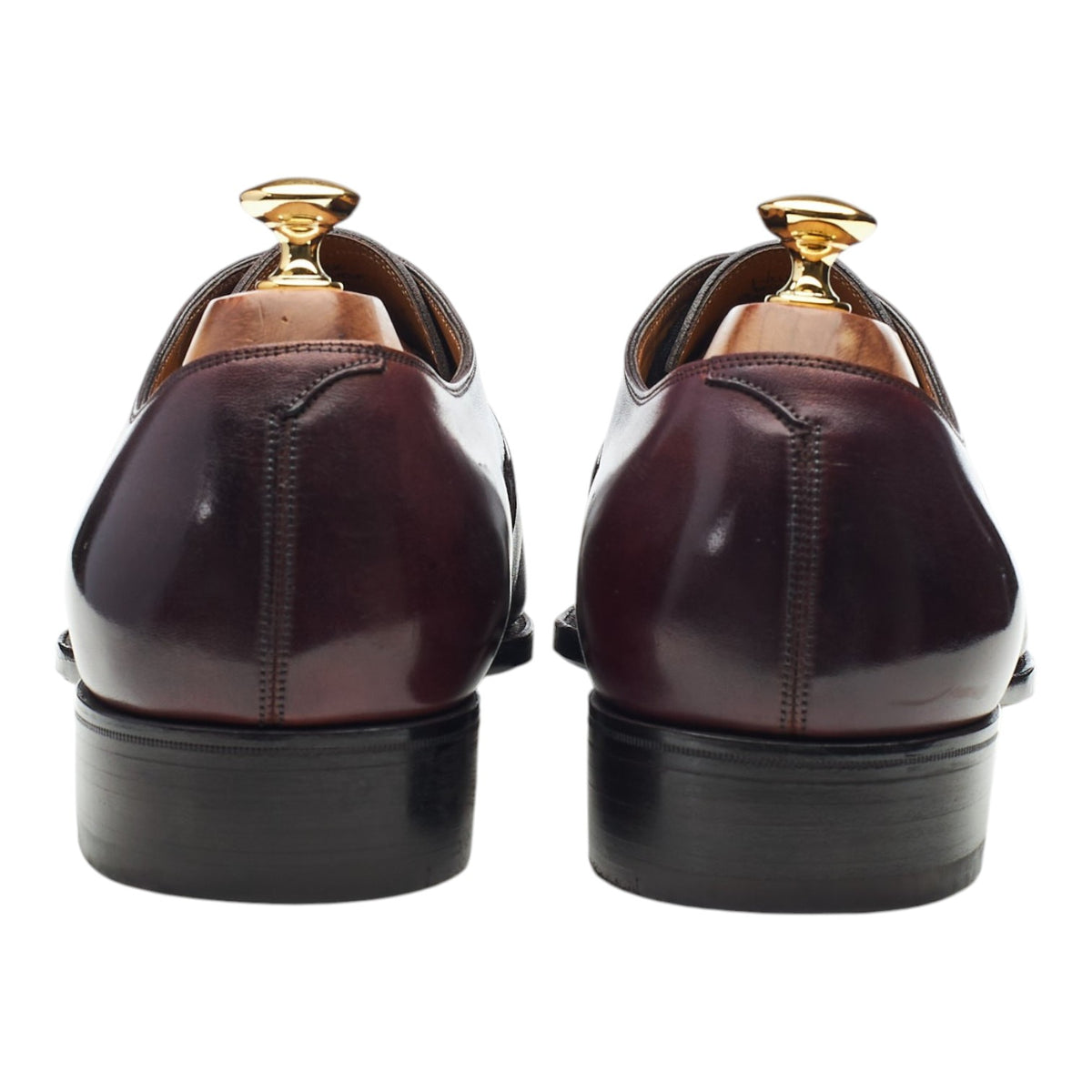 Deco 'Wilde' Burgundy Patina Leather Derby UK 10 F