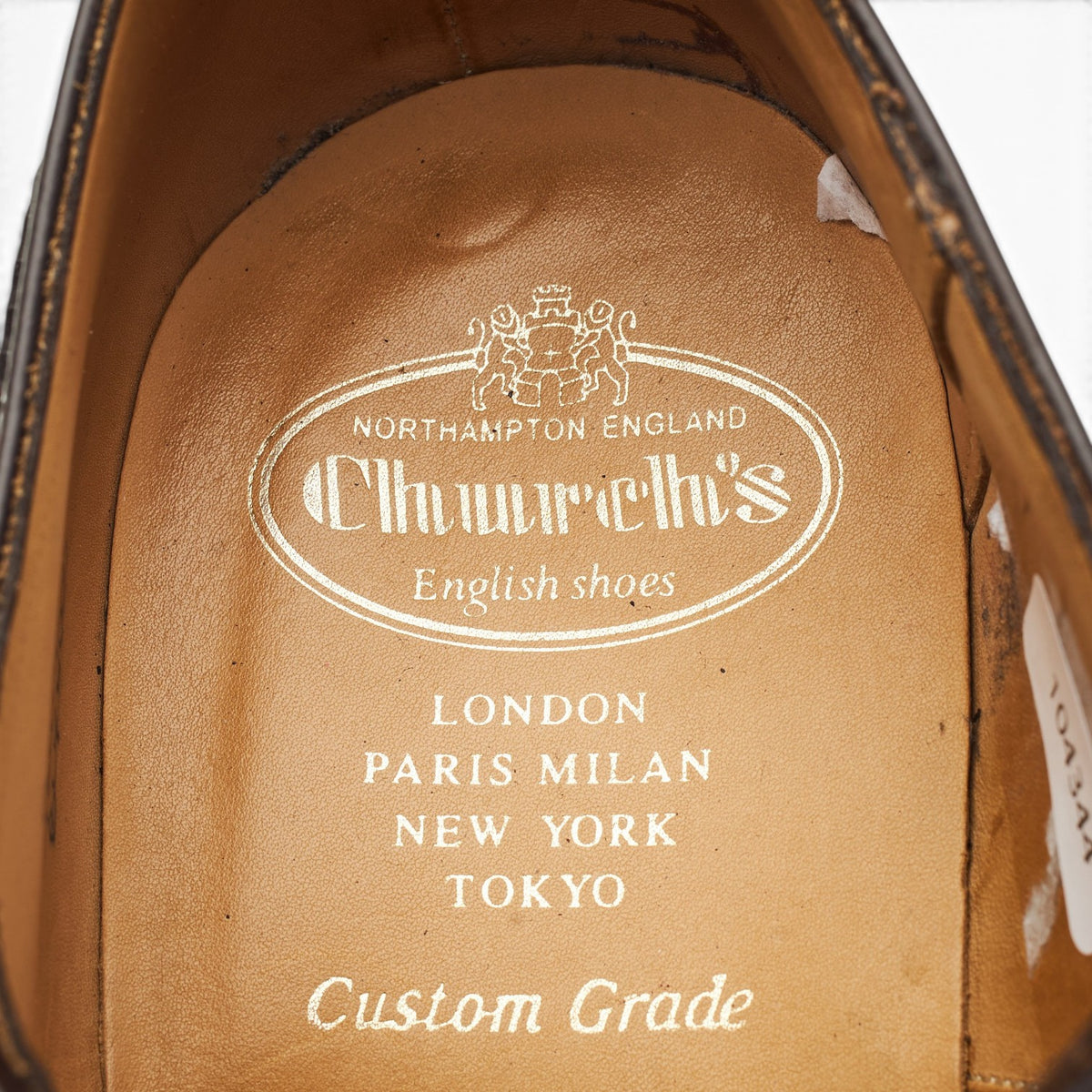 'Burwood' Dark Brown Leather Oxford Brogues UK 9 F