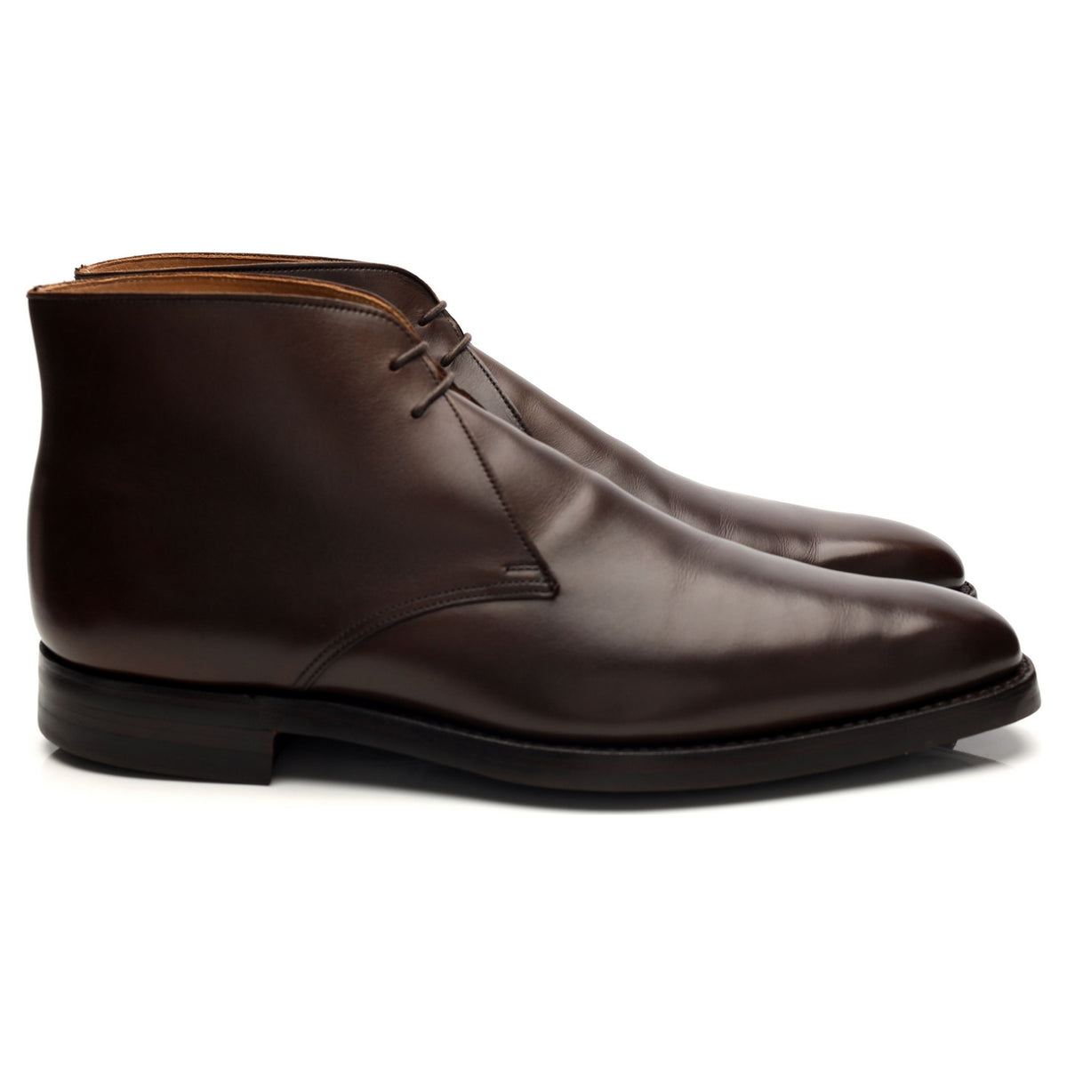 &#39;Tetbury&#39; Dark Brown Leather Chukka Boots UK 9 E