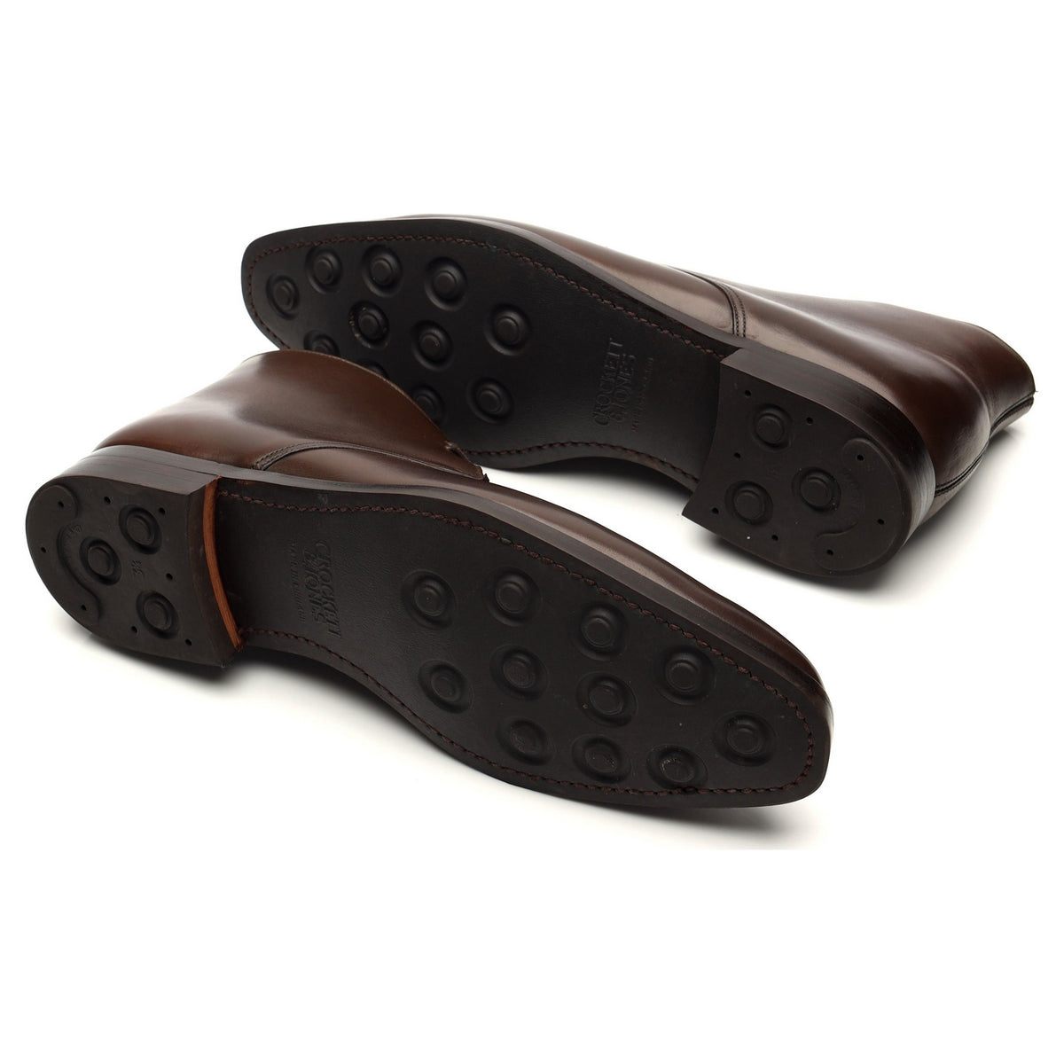 &#39;Tetbury&#39; Dark Brown Leather Chukka Boots UK 9 E