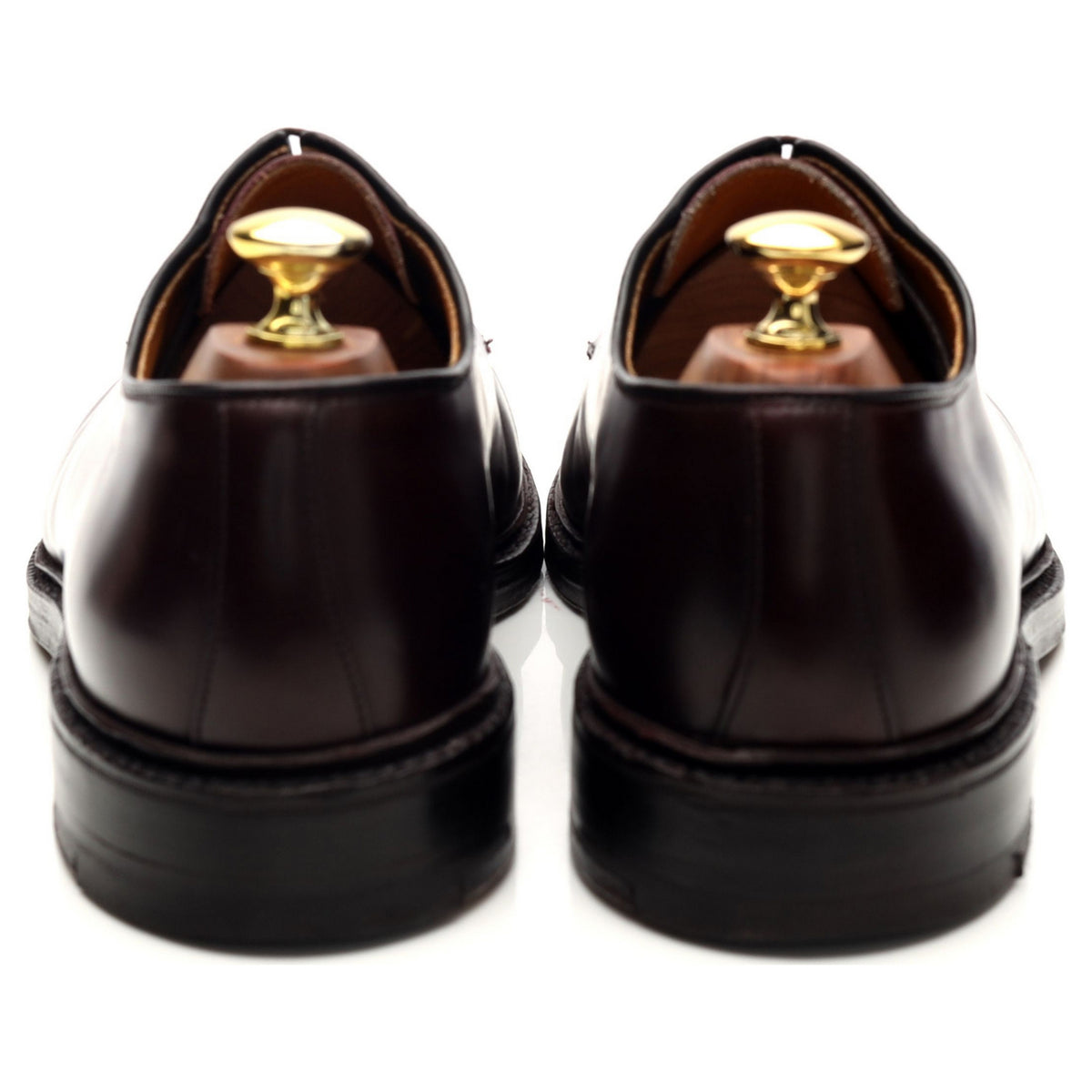 &#39;Lanark&#39; Burgundy Leather Derby UK 8 E