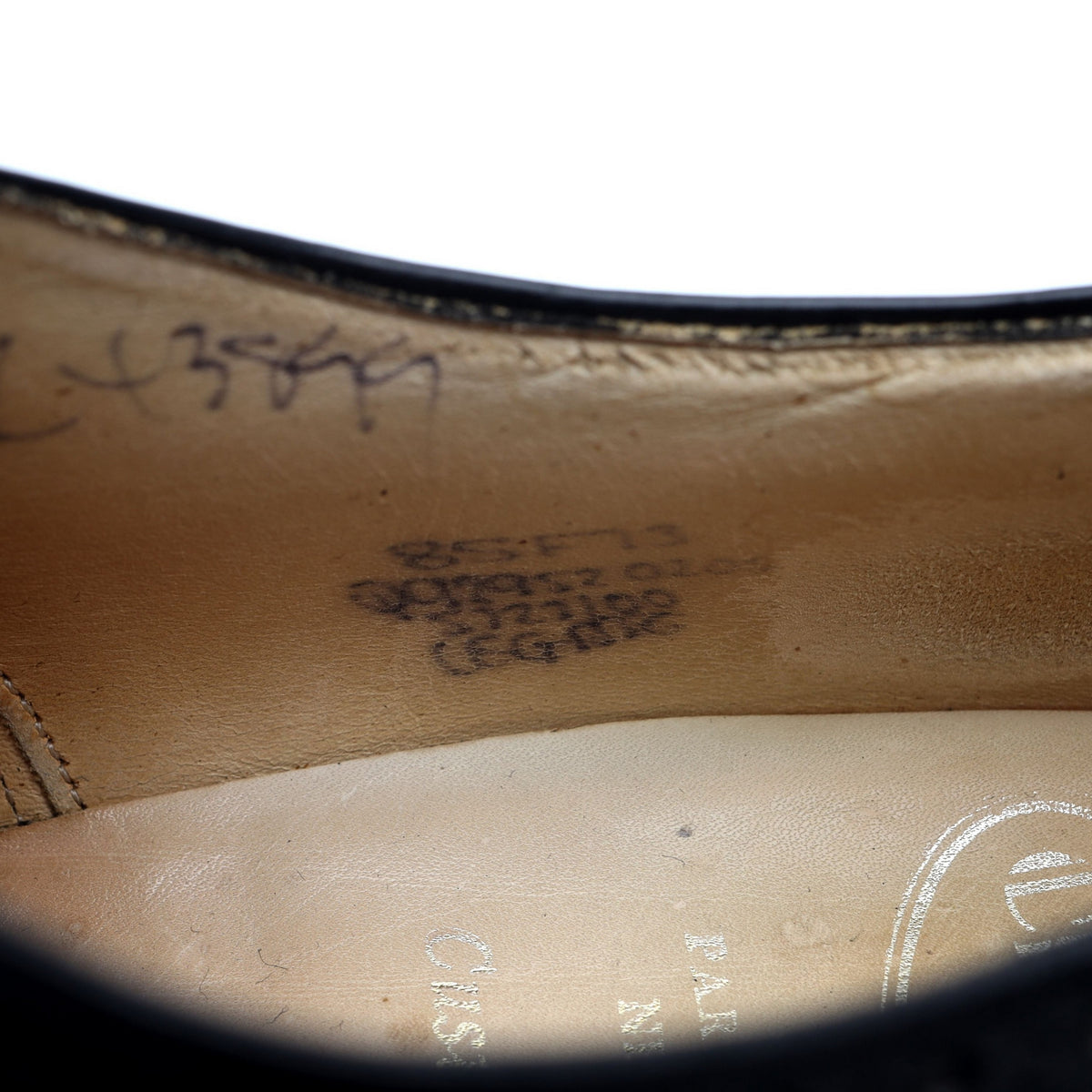 &#39;Legate&#39; Black Leather Oxford UK 8.5 F