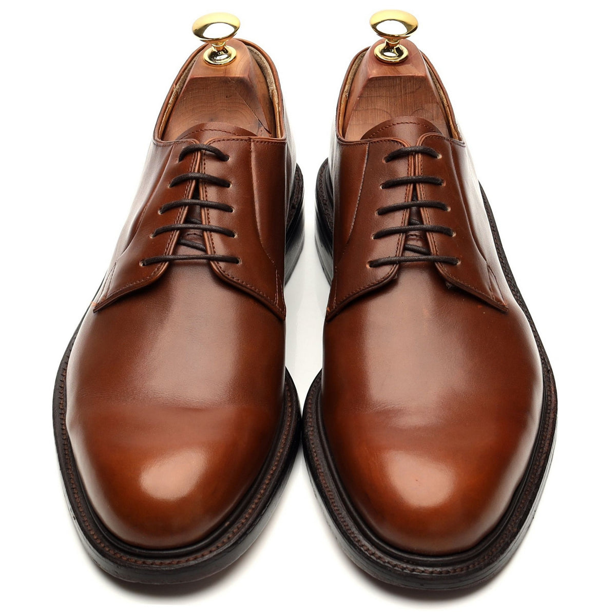 &#39;Monterey&#39; Brown Leather Derby UK 8 EU 42