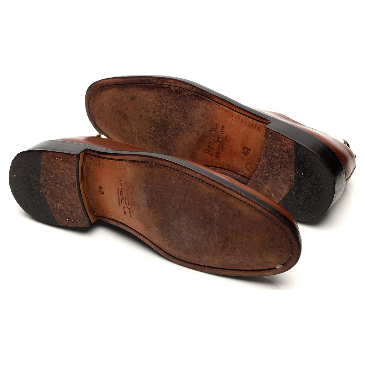 &#39;Monterey&#39; Brown Leather Derby UK 8 EU 42