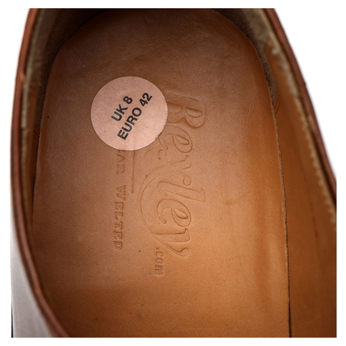 &#39;Monterey&#39; Brown Leather Derby UK 8 EU 42