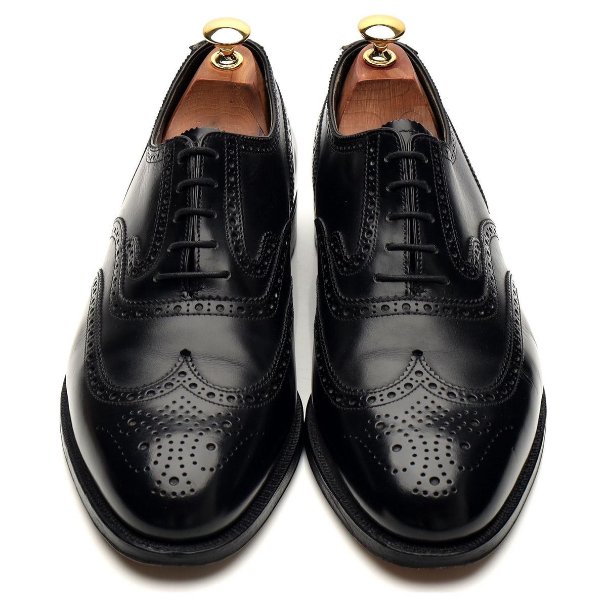 Gordon Scott &#39;London&#39; Black Leather Oxford Brogues UK 9 G