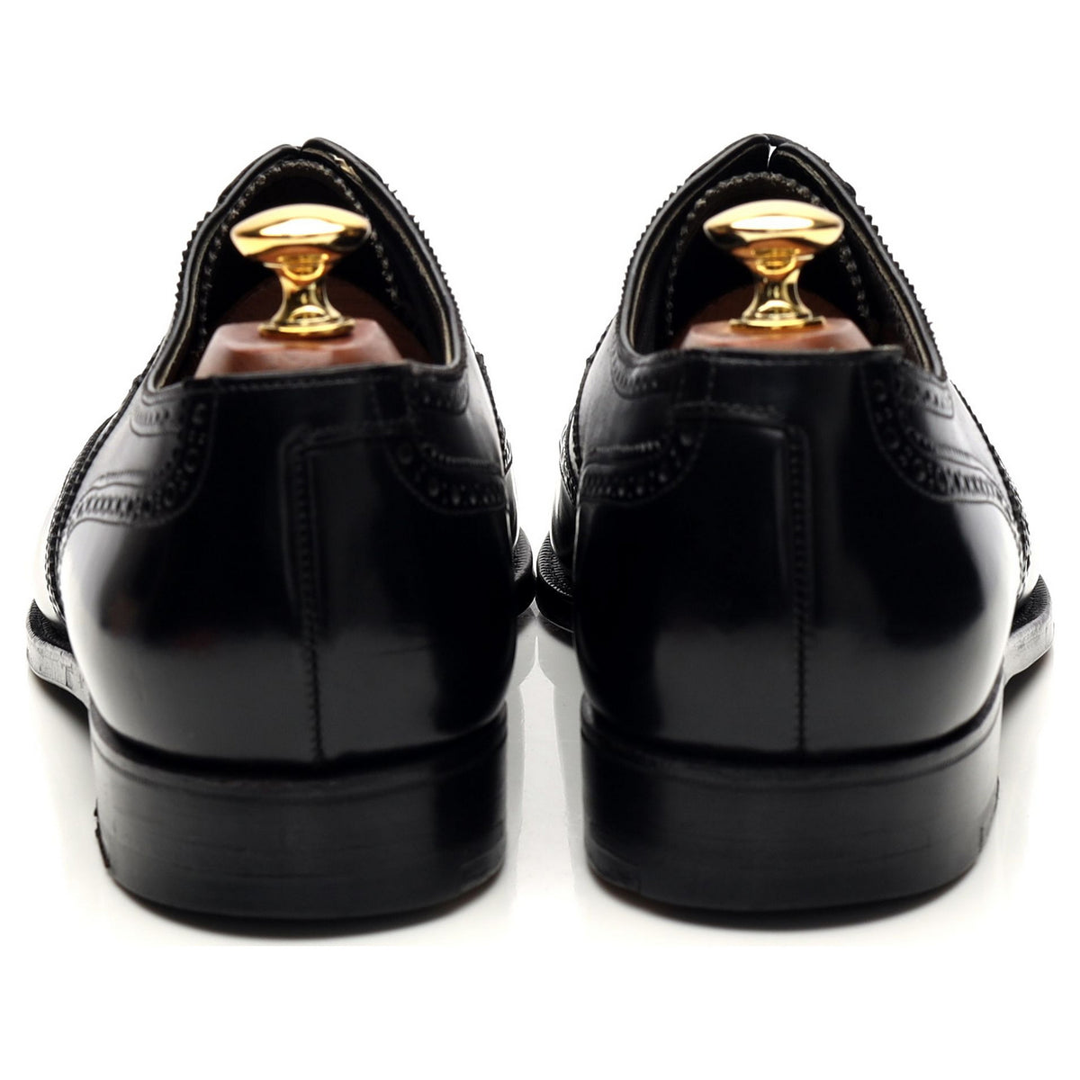 Gordon Scott &#39;London&#39; Black Leather Oxford Brogues UK 9 G