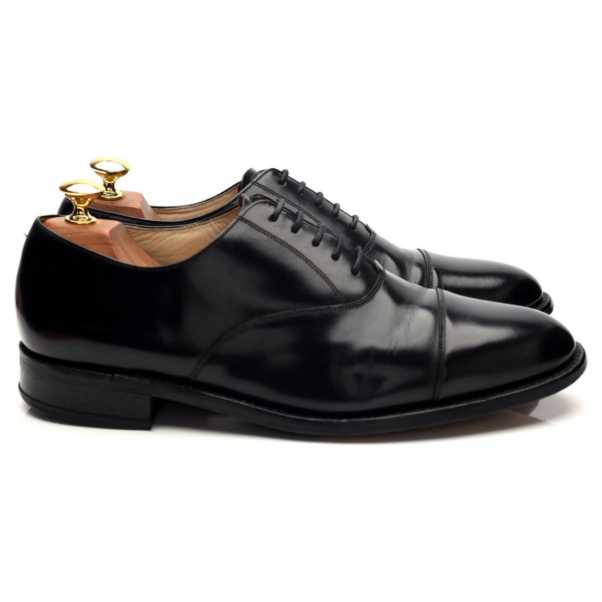 &#39;Arnold&#39; Black Leather Oxford UK 8 G