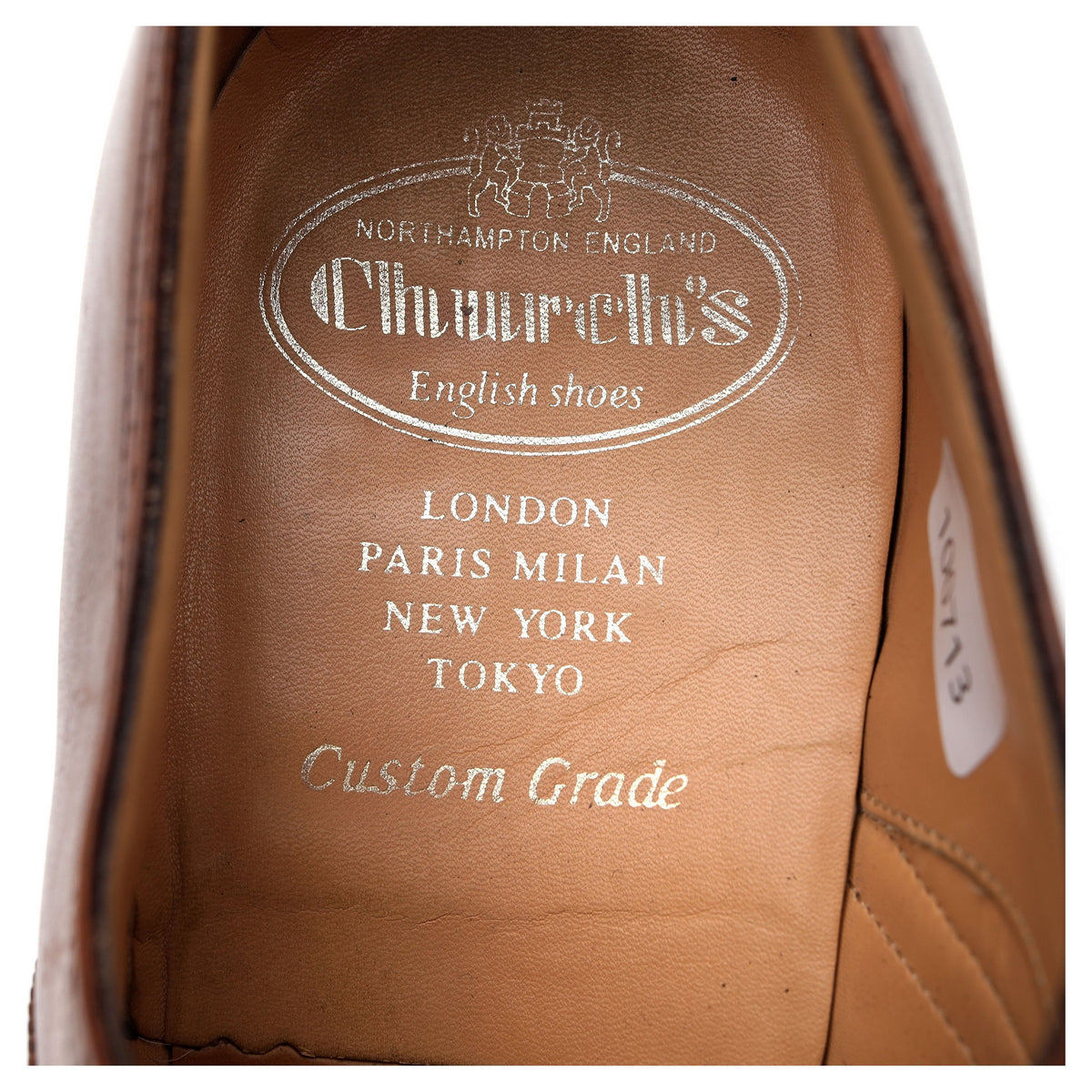 &#39;Toronto&#39; Tan Brown Leather Oxford Brogues UK 8.5 G