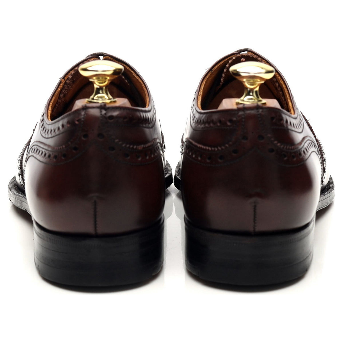 &#39;Cullen&#39; Brown Leather Oxford Brogues UK 7.5 F