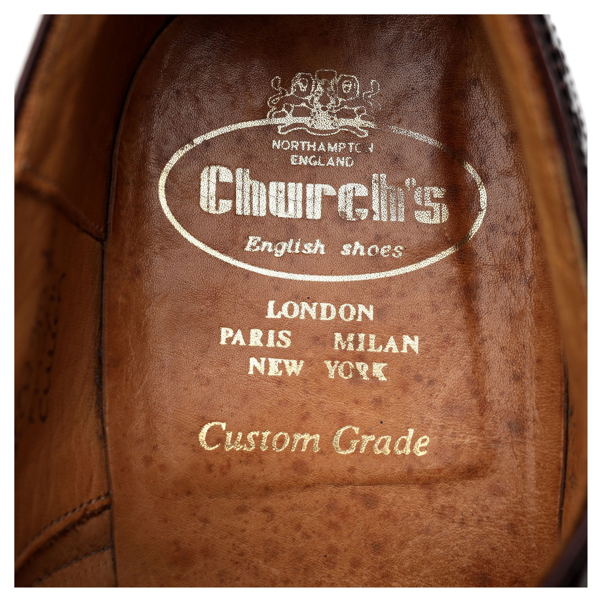 &#39;Cullen&#39; Brown Leather Oxford Brogues UK 7.5 F