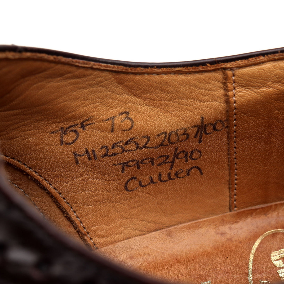 &#39;Cullen&#39; Brown Leather Oxford Brogues UK 7.5 F