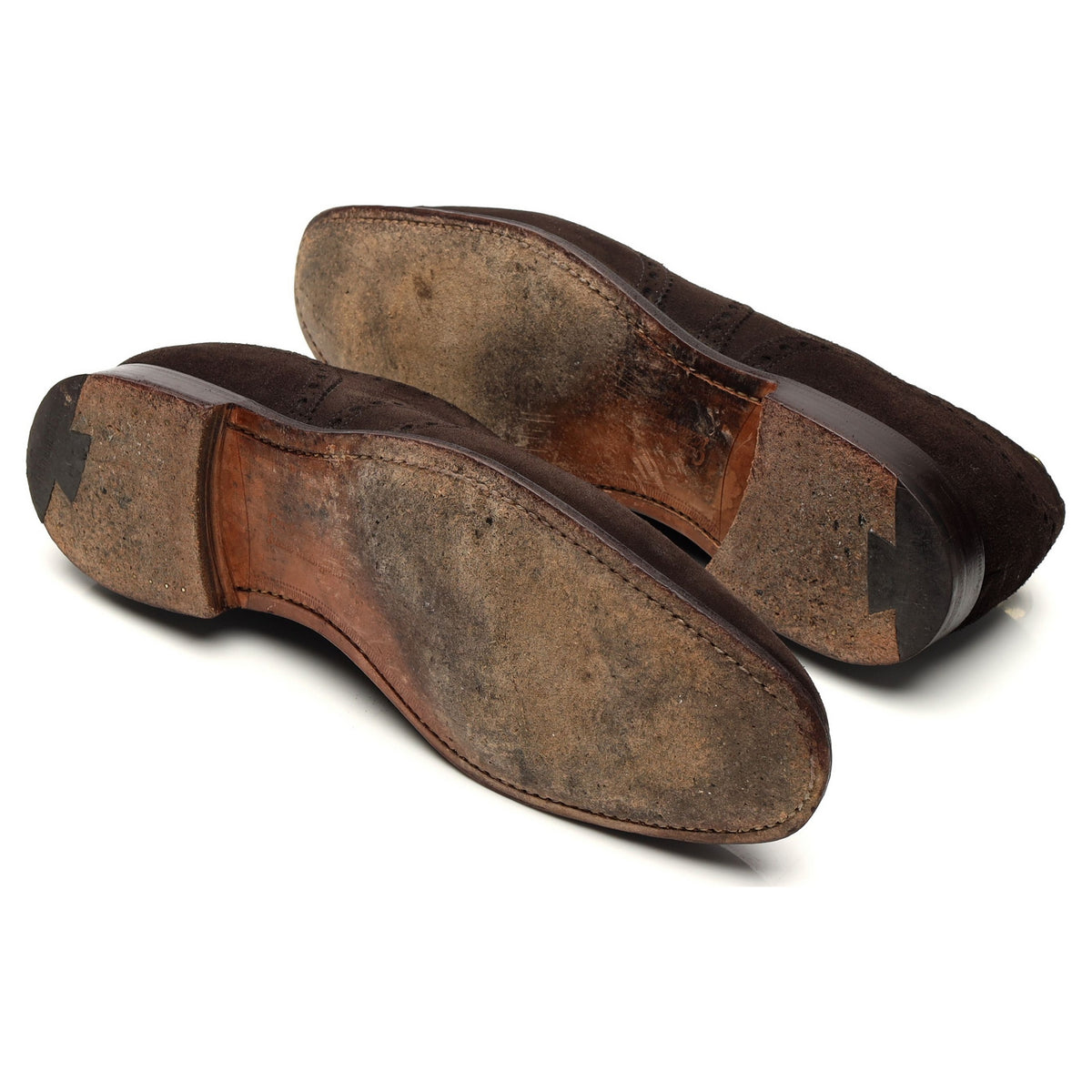 &#39;Chetwynd&#39; Dark Brown Suede Oxford Brogues UK 9 F