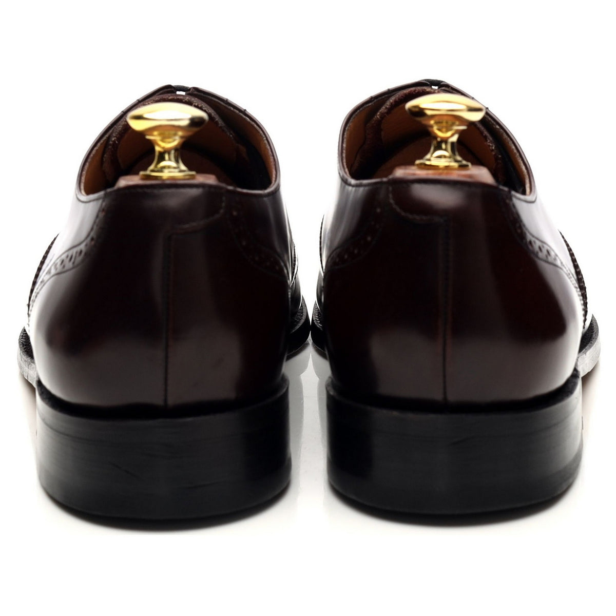 &#39;Chancery&#39; Burgundy Leather Oxford Brogues UK 8.5 G