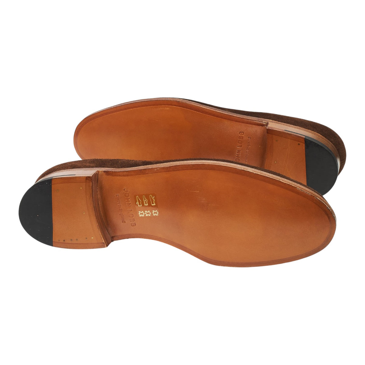 'Edmond' Dark Brown Suede Tassel Loafers UK 6.5 E