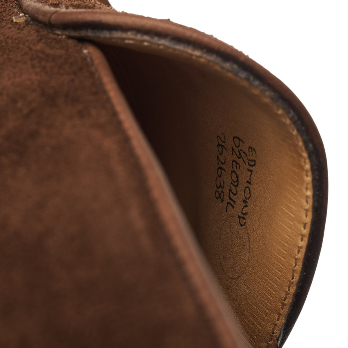 'Edmond' Dark Brown Suede Tassel Loafers UK 6.5 E