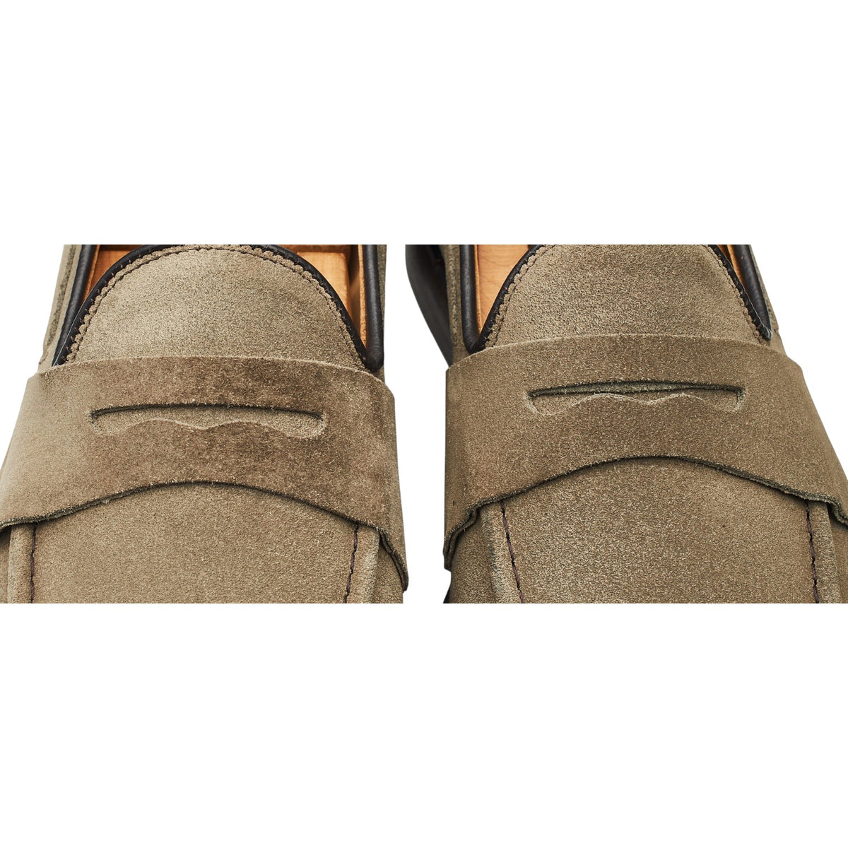 'Widnes' Stone Suede Loafers UK 6.5 G