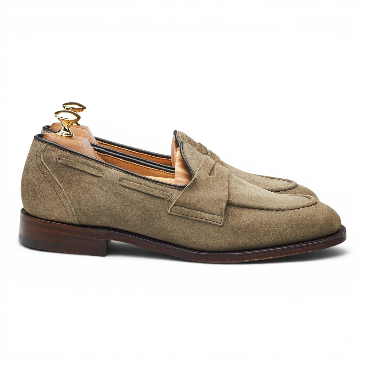 'Widnes' Stone Suede Loafers UK 6.5 G