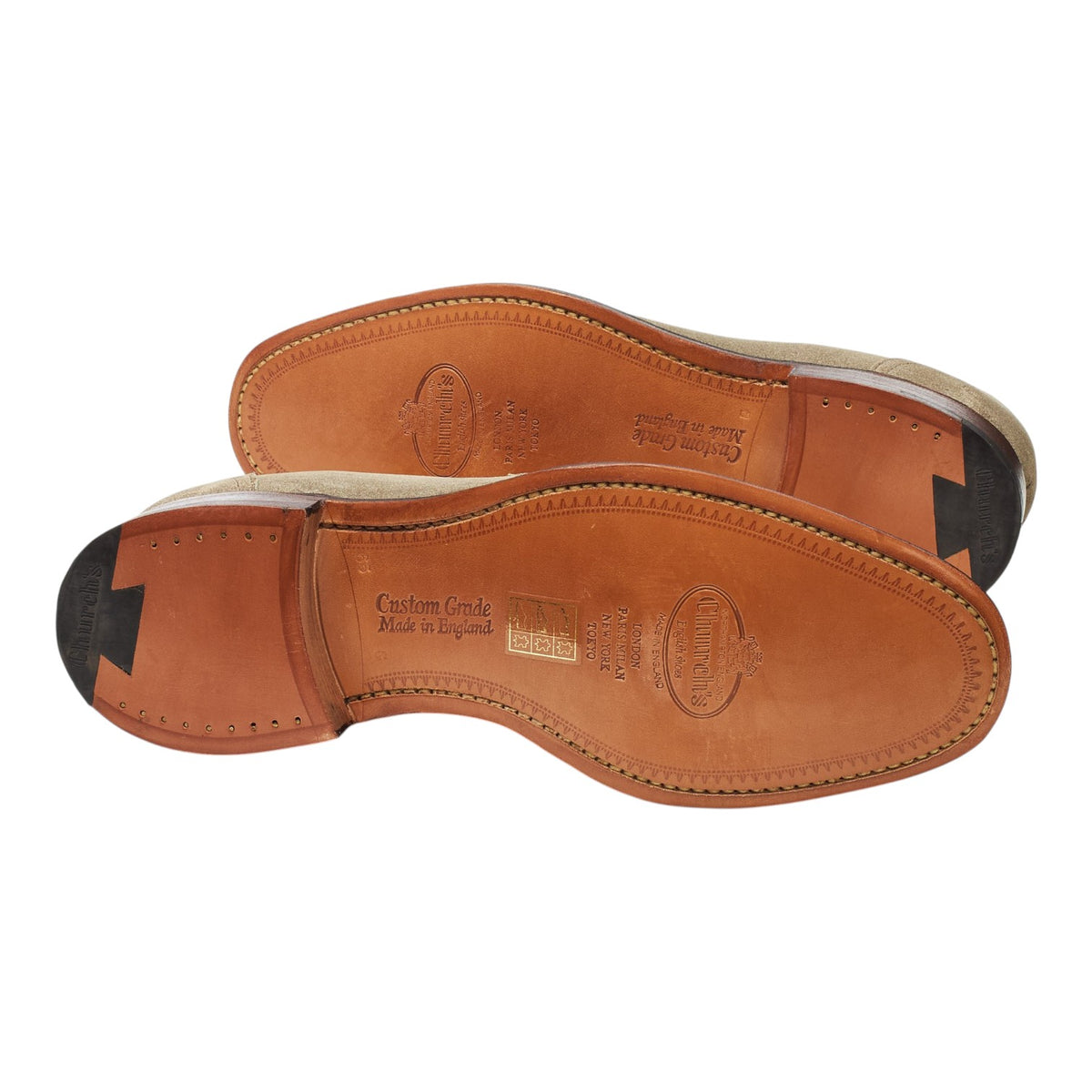 'Widnes' Stone Suede Loafers UK 6.5 G