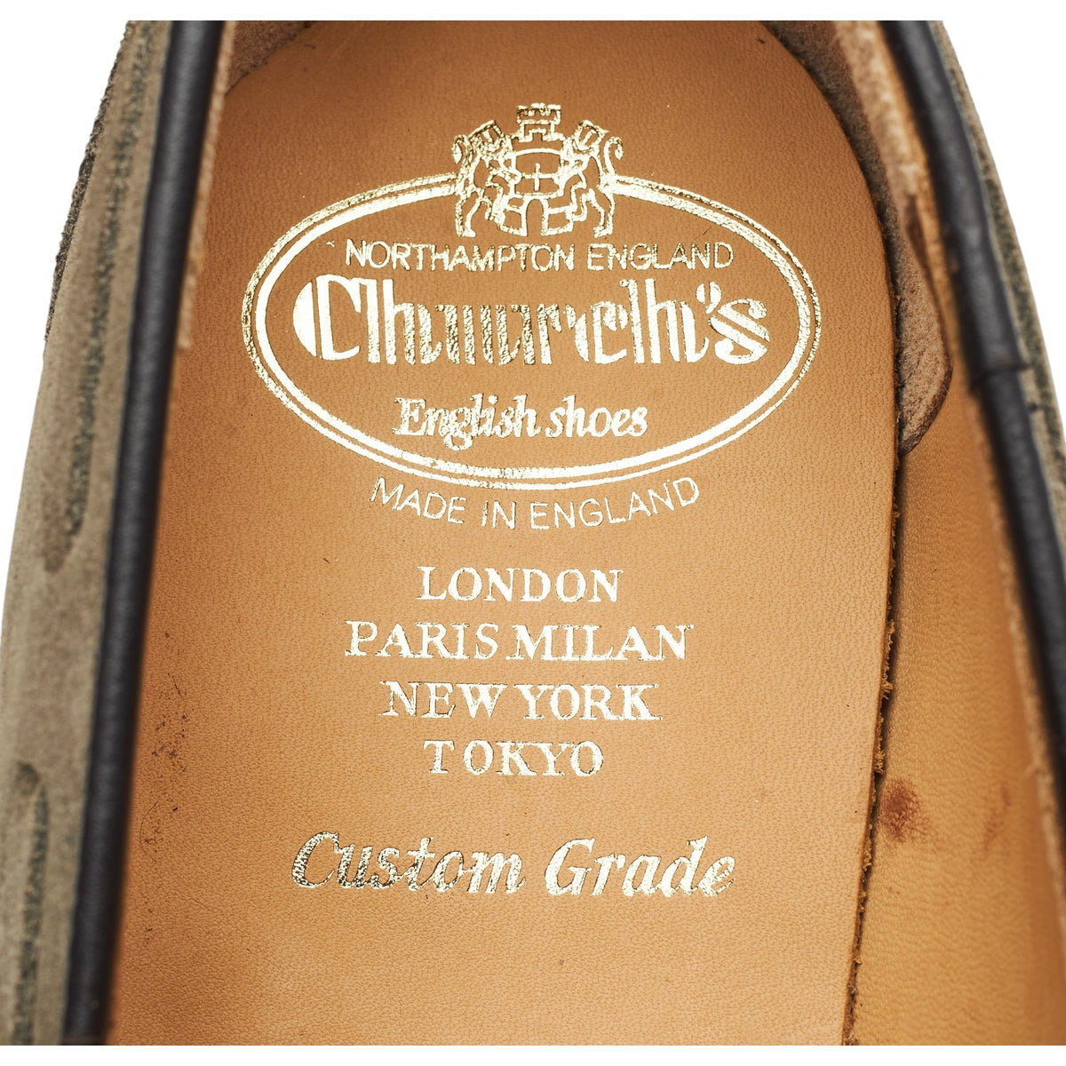 'Widnes' Stone Suede Loafers UK 6.5 G