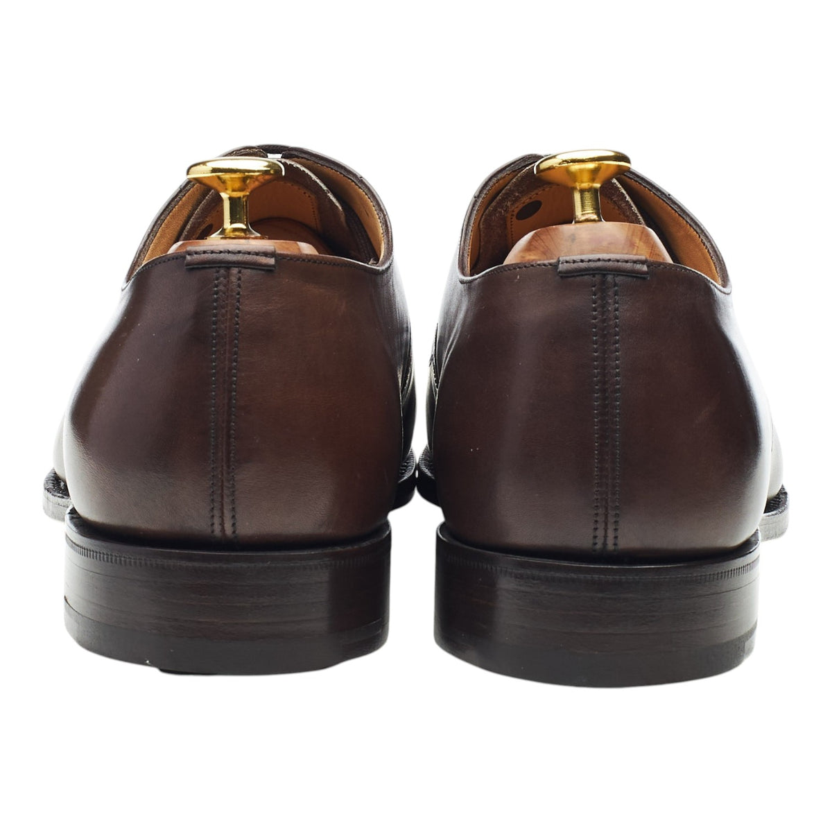 'Granby' Dark Brown Leather Oxford Brogues UK 8.5 G
