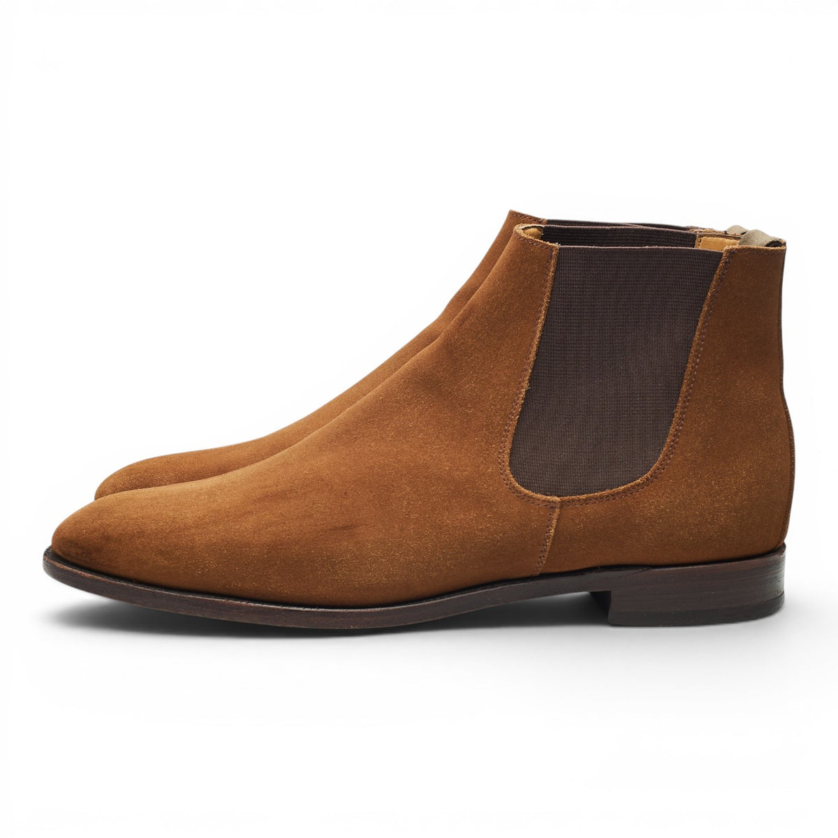 Shipton & Heneage 'Bromely' Snuff Brown Suede Chelsea Boots UK 11 F