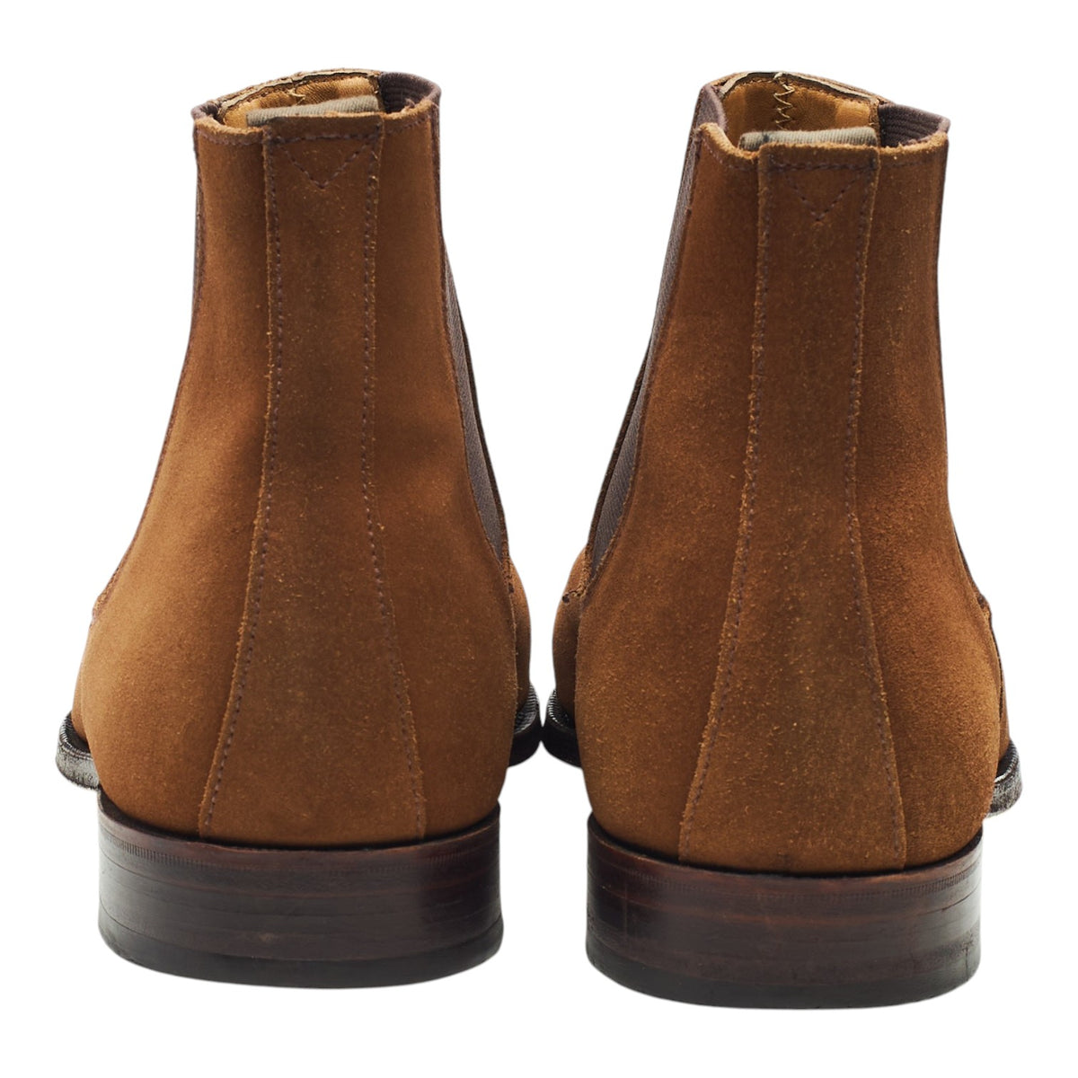 Shipton & Heneage 'Bromely' Snuff Brown Suede Chelsea Boots UK 11 F