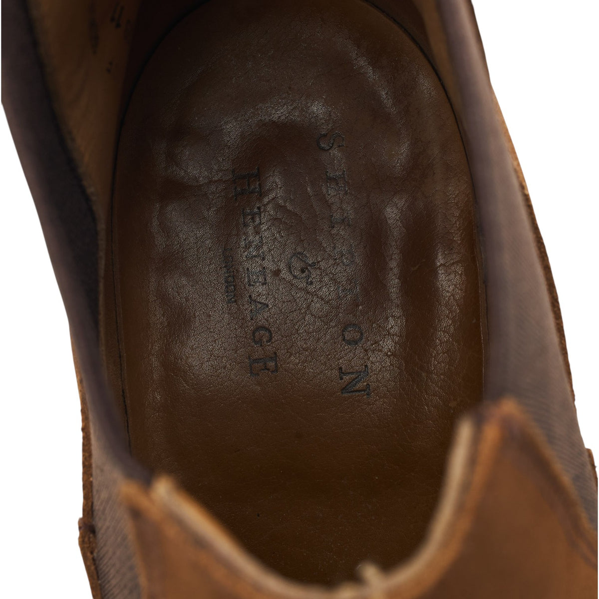 Shipton & Heneage 'Bromely' Snuff Brown Suede Chelsea Boots UK 11 F