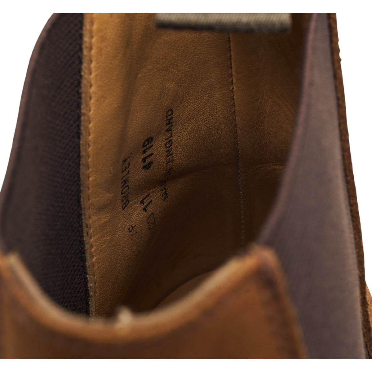 Shipton & Heneage 'Bromely' Snuff Brown Suede Chelsea Boots UK 11 F