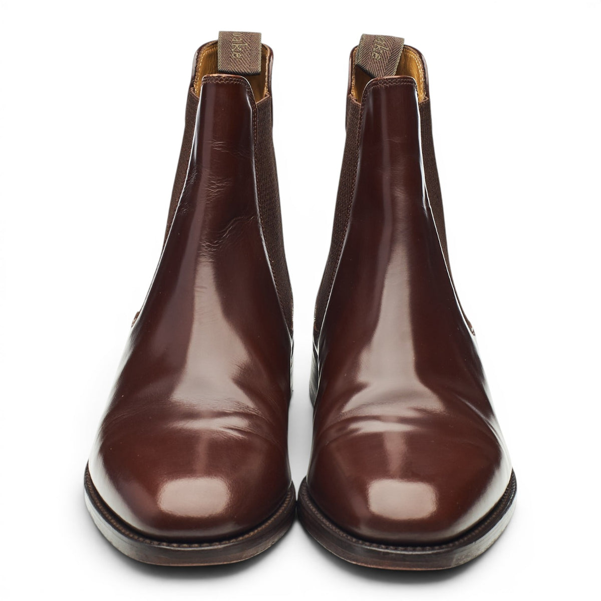'290' Brown Leather Chelsea Boots UK 7.5 F